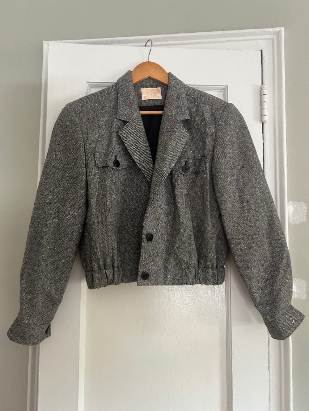 Small Marbled Pendleton 100% Virgin Wool Blazer Jacket
